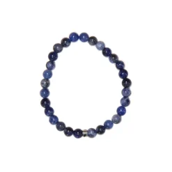 Bracelet sodalite perles rondes 6mm