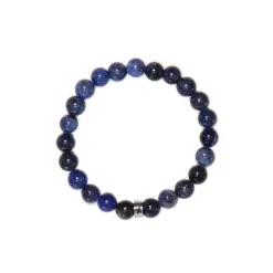 Bracelet sodalite perles rondes 8mm