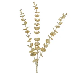Branchage fleur artificiel métal doré h62cm - epi
