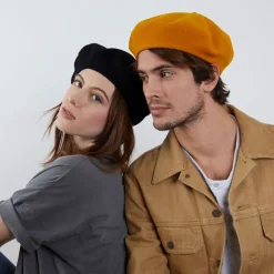 Béret Curcuma Laulhère 100% laine de Merinos - Taille unique