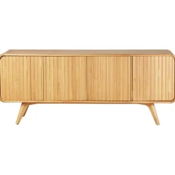Buffet 4 portes en chene naturel l200cm - Sublime