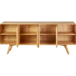 Buffet 4 portes en chene naturel l200cm - Sublime