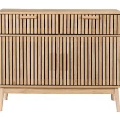Buffet en bois naturel h80cm - Kara