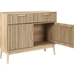 Buffet en bois naturel h80cm - Kara