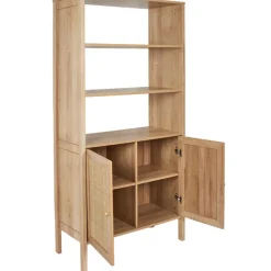 Buffet haut en bois avec 3 niveaux H163cm - Baia