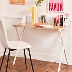 Bureau en bois et fer blanc - Bily