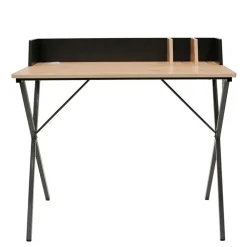 Bureau en bois et fer noir - Bily