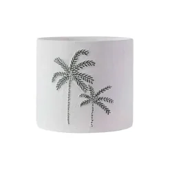 Cache pot en céramique Palmier d13cm
