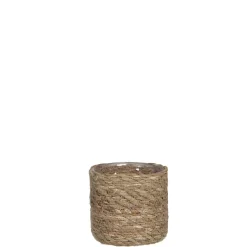 Cache-pot atlantic marron clair h12cm