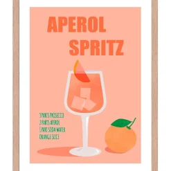 Cadre avec affiche "Aperol spritz" 30x40cm - Lario