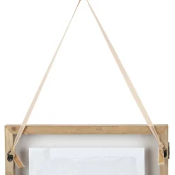 Cadre deco en sapin et verre ecru et noir 30x40cm - Mon sapin