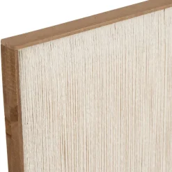 Cadre en coton beige et sapin 54x82cm - Lignes