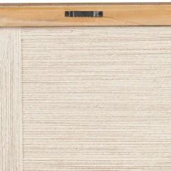 Cadre en coton beige et sapin 54x82cm - Lignes