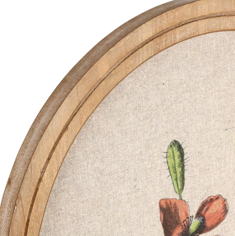 Cadre fleur horticoles en tissu et sapin 40x60cm - Horticole