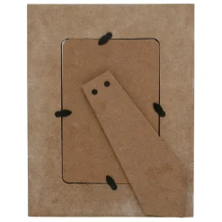 Cadre photo en rotin naturel -blue sand