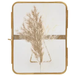 Cadre photo en verre et laiton doré 10x15cm - Retro