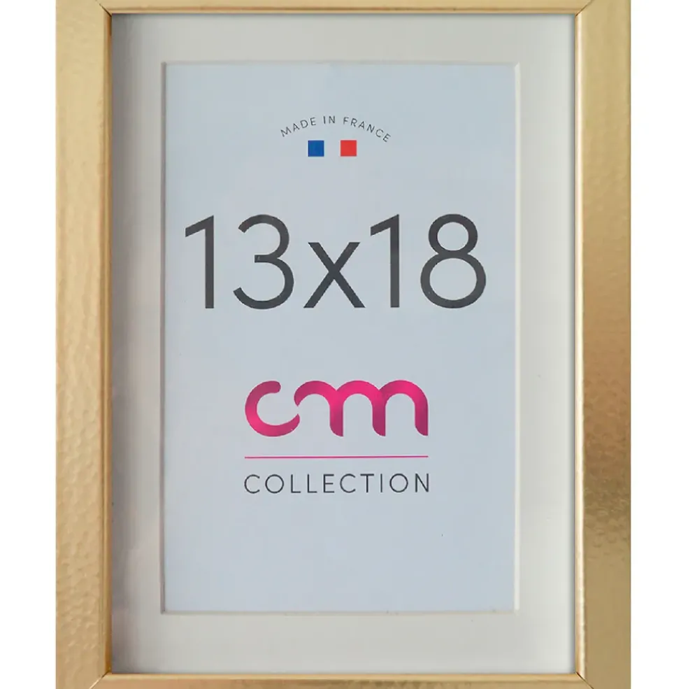 Cadre photo passe partout 1vue 13x18cm champagne