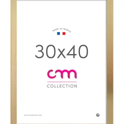 Cadre photo 30x40cm champagne