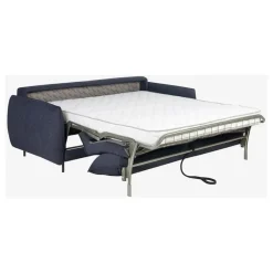 Canapé convertible 2 places tissu bleu marine - Milano