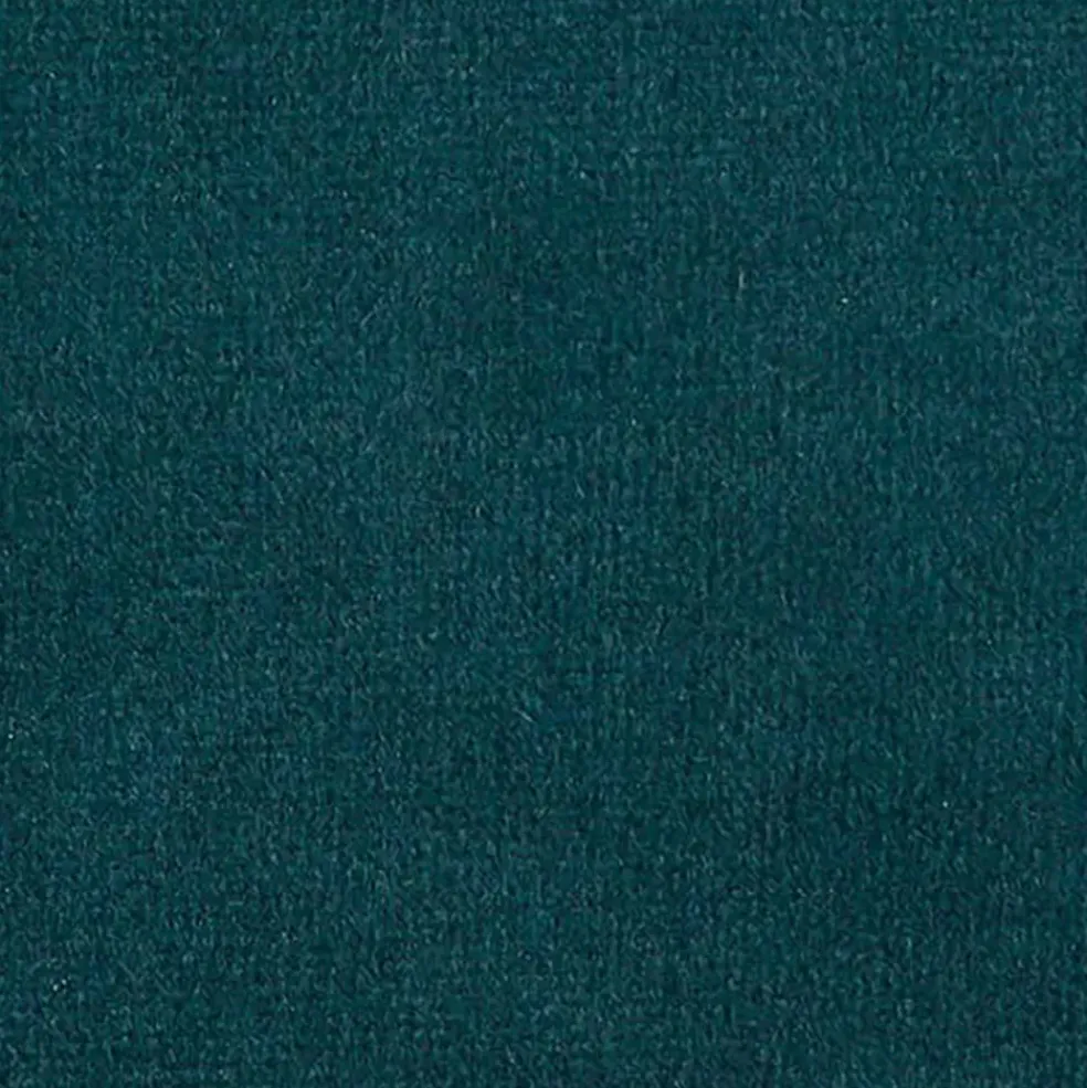 Canapé d'angle droit 5 places André - effet velours - Seven emerald