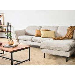 Canapé d'angle droit 4 places Axel - Perfect Harmony - Taupe