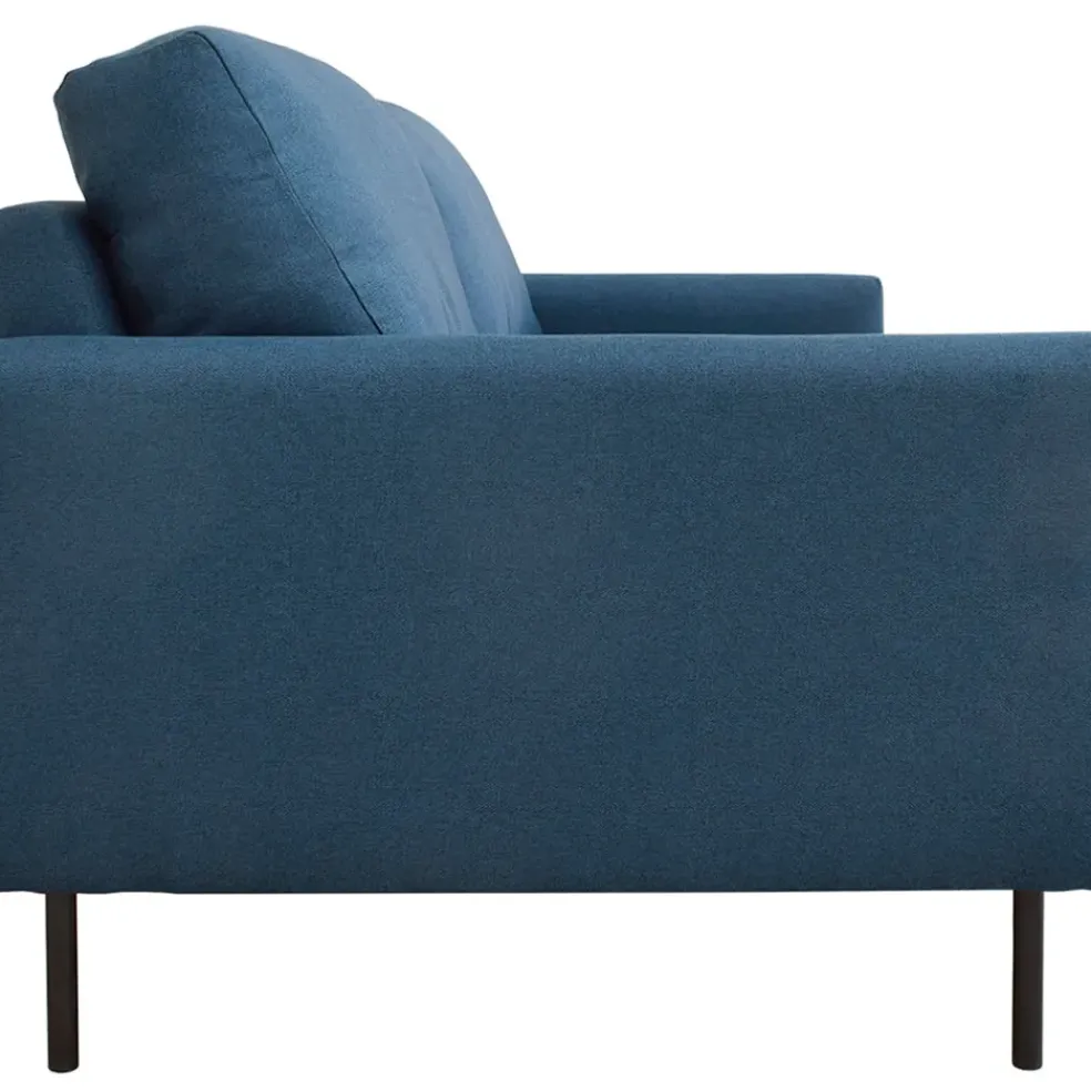 Canapé fixe 3 places Gaspard - Tissu - Enjoy Anthracite