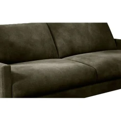 Canapé fixe 3 places Gaspard - Velours Vintage - Adore Anthracite