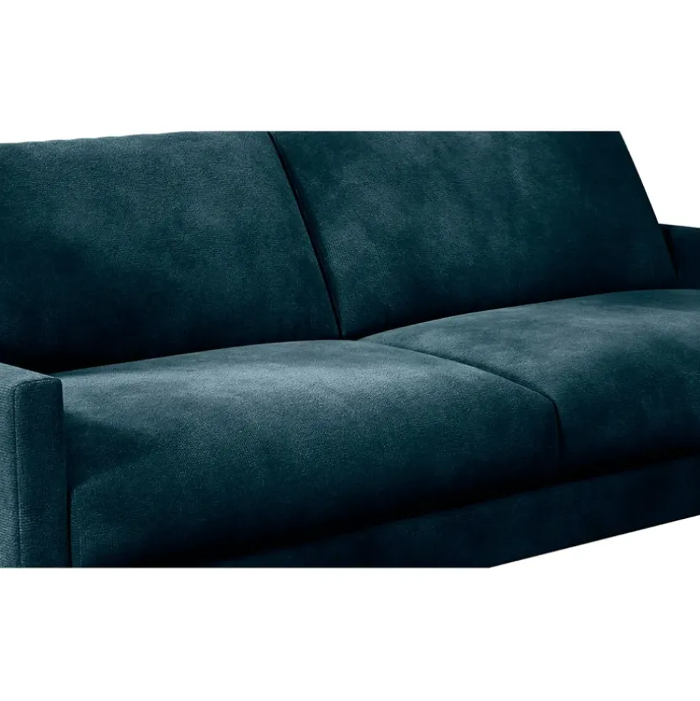 Canapé fixe 3 places Gaspard - Velours Vintage - Adore Anthracite