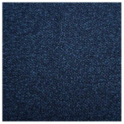 Canape angle droit 4 places en tissu texturé bleu marine - Austin