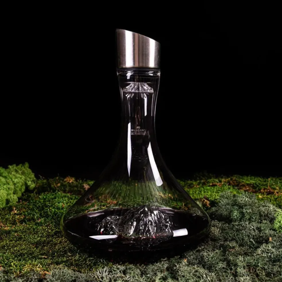 Carafe à decanter Mont Blanc - Topographic