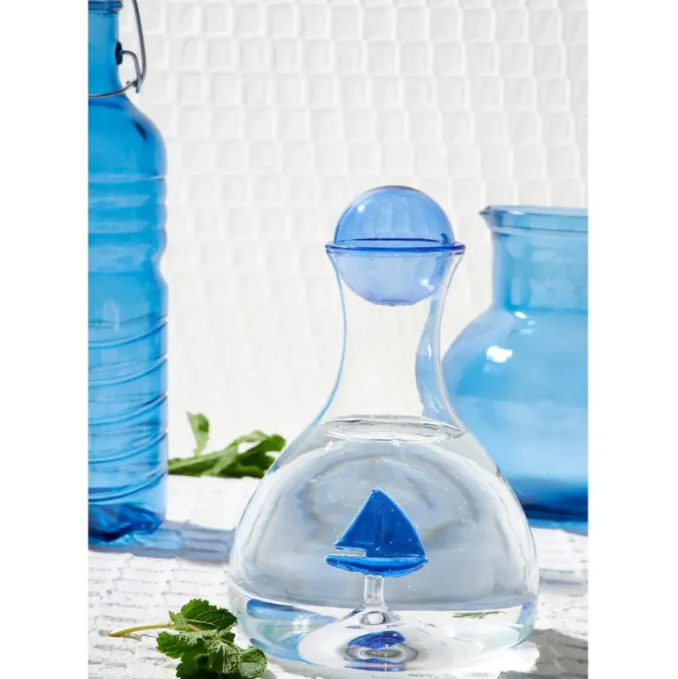 Carafe voilier bleu 1.5l - Océan