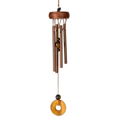 Carillon à vent œil de tigre h29cm