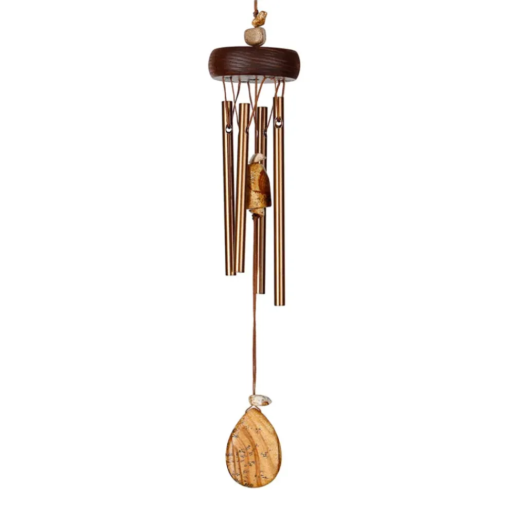 Carillon à vent jaspe de prairie h29cm