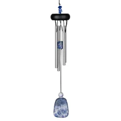 Carillon à vent lapis-lazuli h29cm