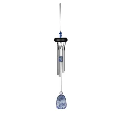 Carillon à vent lapis-lazuli h29cm