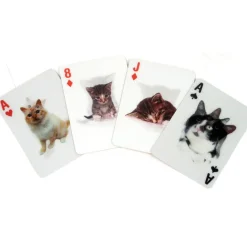 Cartes à jouer chats 3d