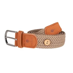 Ceinture tressée beige clair taille unique