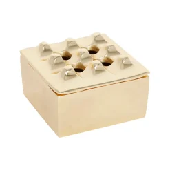 Cendrier en aluminium doré d9cm - Riva