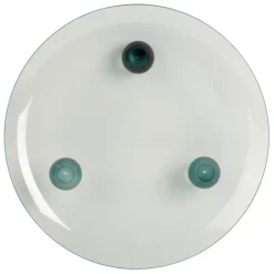 Centre de table en verre émeraude d30cm - Funky