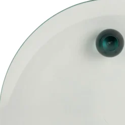 Centre de table en verre émeraude d30cm - Funky