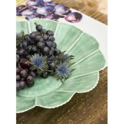 Centre de table (x2) sauge d40/d34cm - Floraly