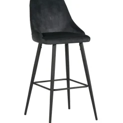 Chaise de bar anthracite - Loan