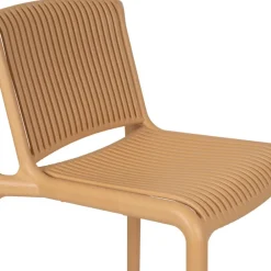 Chaise de bar d'extérieur beige - Lumi