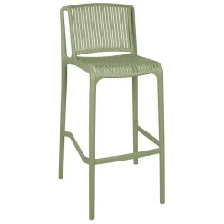 Chaise de bar d'extérieur kaki h100cm - Lumi