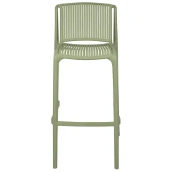 Chaise de bar d'extérieur kaki h100cm - Lumi