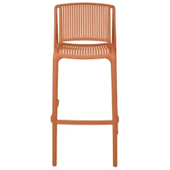 Chaise de bar d'extérieur terracotta h100cm - Lumi
