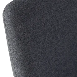 Chaise de bar en tissu gris foncé h67cm - Ben