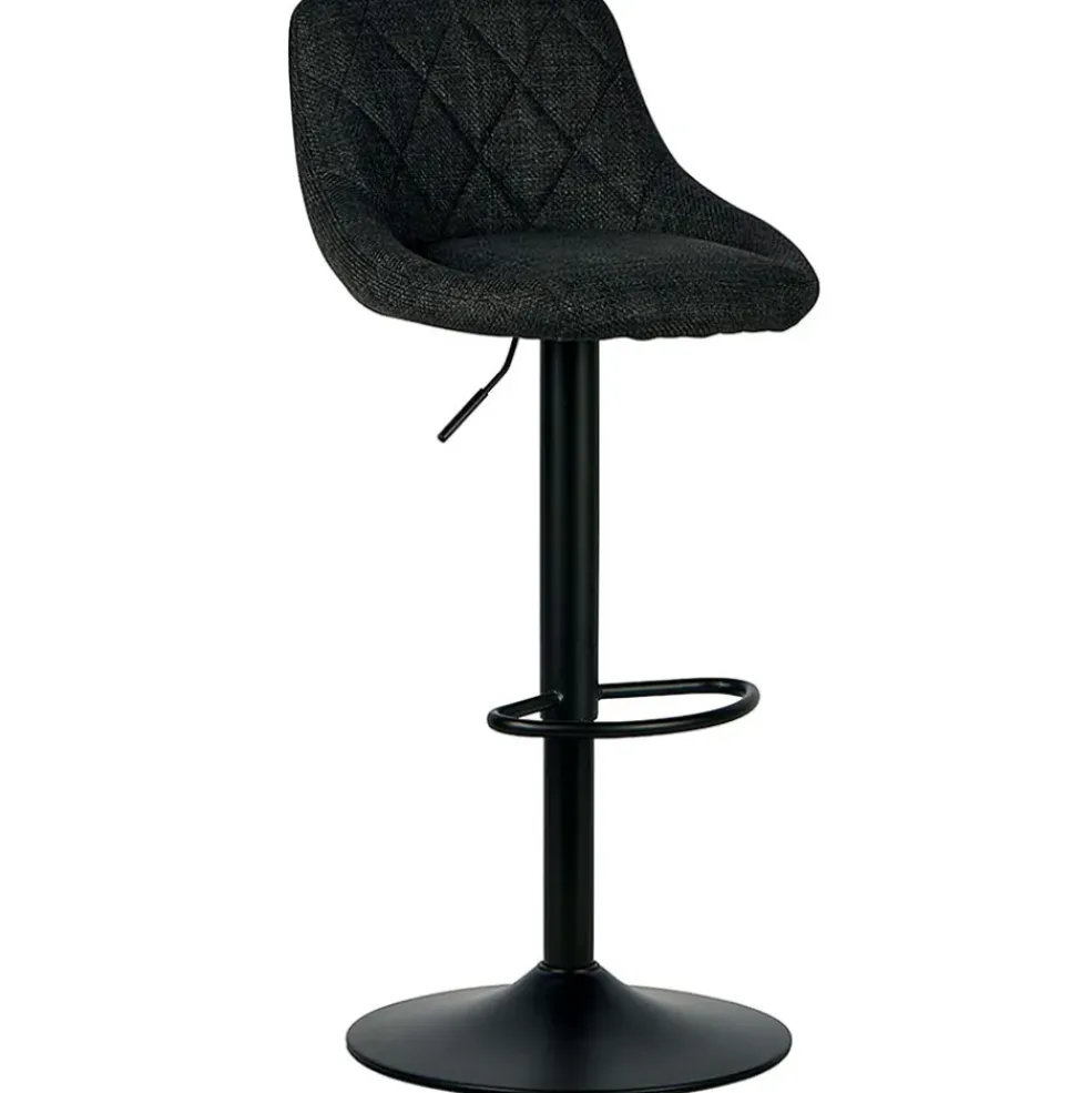Chaise de bar en tissu noir - O Neal