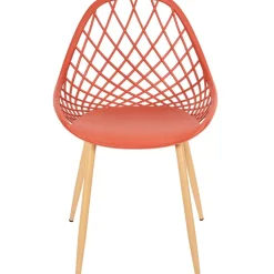 Chaise de jardin en plastique terracotta - Malaga