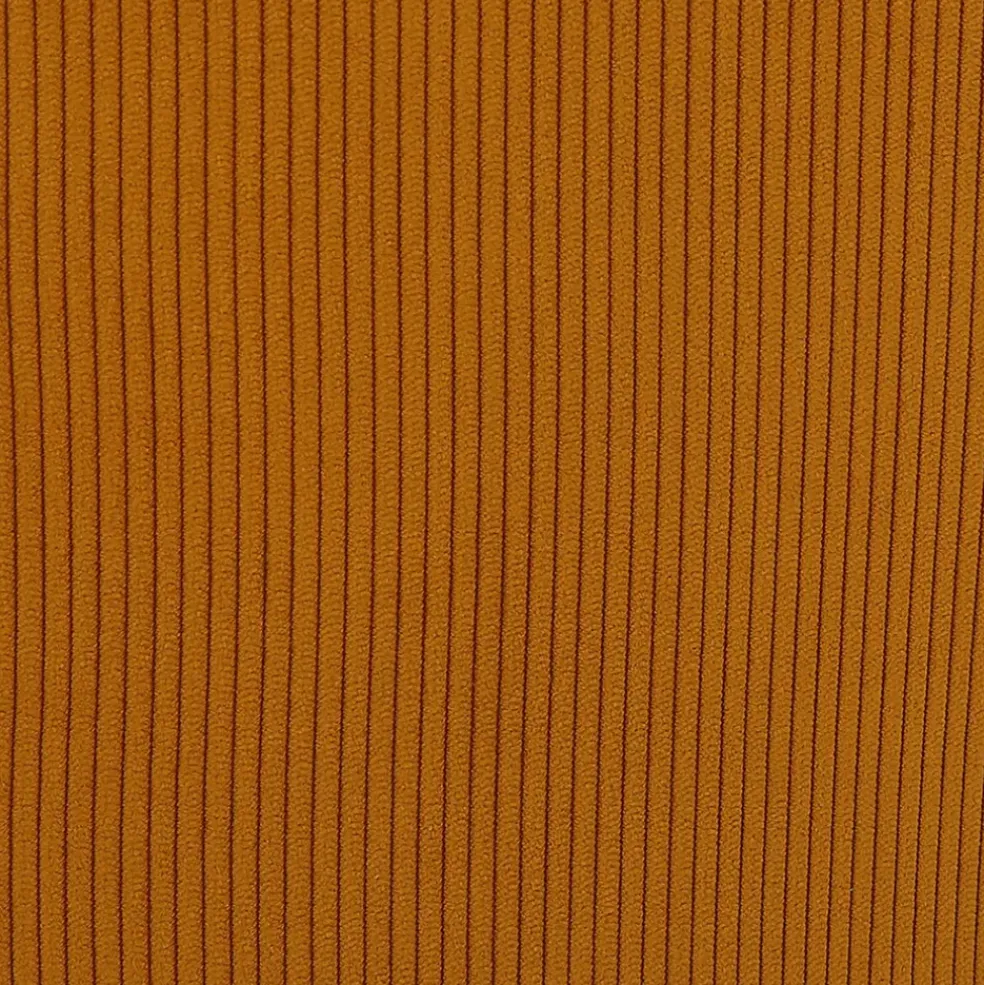 Chaise de salle à manger en velours côtelé curry - Ben
